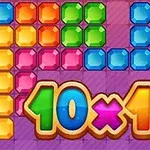 Các khối màu sắc sặc sỡ được sắp xếp trên nền tím với dòng chữ 10x10 nổi bật phía dưới