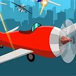 Fly circles in your cool red airplane