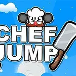 The chef is panicking: knives are flying all around and the blades are sharp!