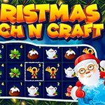 Hình ảnh hiển thị bảng trò chơi với các biểu tượng Giáng Sinh như ông già Noel, cốc ca cao, hoa trạng nguyên, và bông tuyết