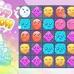 Hình ảnh có một lâu đài vẽ tay bên trái với chữ Cloudy Kingdom ở phía trên, và lưới các khối hình dạng đám mây đầy màu sắc khác nhau bên phải