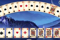 Chuyển tất cả các lá bài từ vòng cung xuống các cọc nền bên