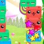 Match the colored towers together to make then disappear and gain points