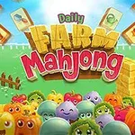 Các loại rau quả hoạt hình vui nhộn và các khối xếp gỗ giữa cảnh nông trại nhiều màu sắc