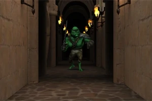 Take on an army of Orcs through dark dungeons and passages!