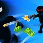 Avoid the killers as you try to grab as much cash as possible