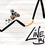 This crazy stunt game looks like it's been hand-drawn on paper