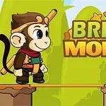 The monkey went on a trip and took with her only a magic stick