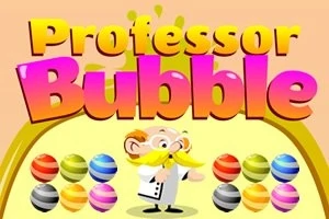 Match 3 bubbles and carefully aim
