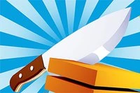 In this game, you need to slice obstacles ahead of you!