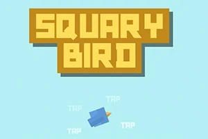 Squary Bird is a Flappy Bird clone game with a unique square theme