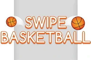 Hình ảnh có dòng chữ Swipe Basketball với hai quả bóng rổ ở hai bên
