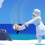 Catapult, dash and throw the penguin